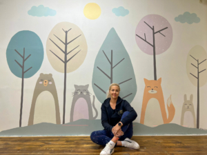 Lastetoa Seinamaaling by Kuldne Pintsel