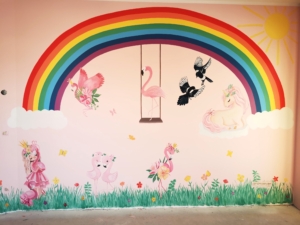 Lastetoa Seinamaaling by Kuldne Pintsel