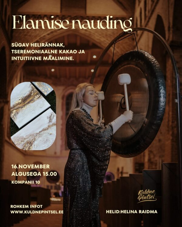 ELAMISE NAUDING- HELIRÄNNAK, KAKAO JA MAALIMINE 16.11 - Image 2